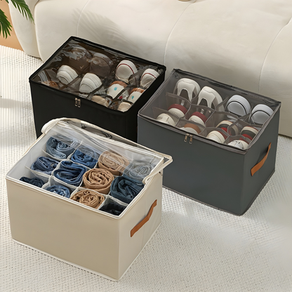 OrdenBoks™ | Sammenfoldelig Pladsbesparende Opbevaringsboks