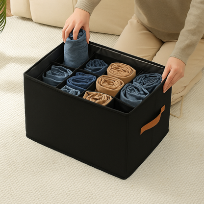 OrdenBoks™ | Sammenfoldelig Pladsbesparende Opbevaringsboks