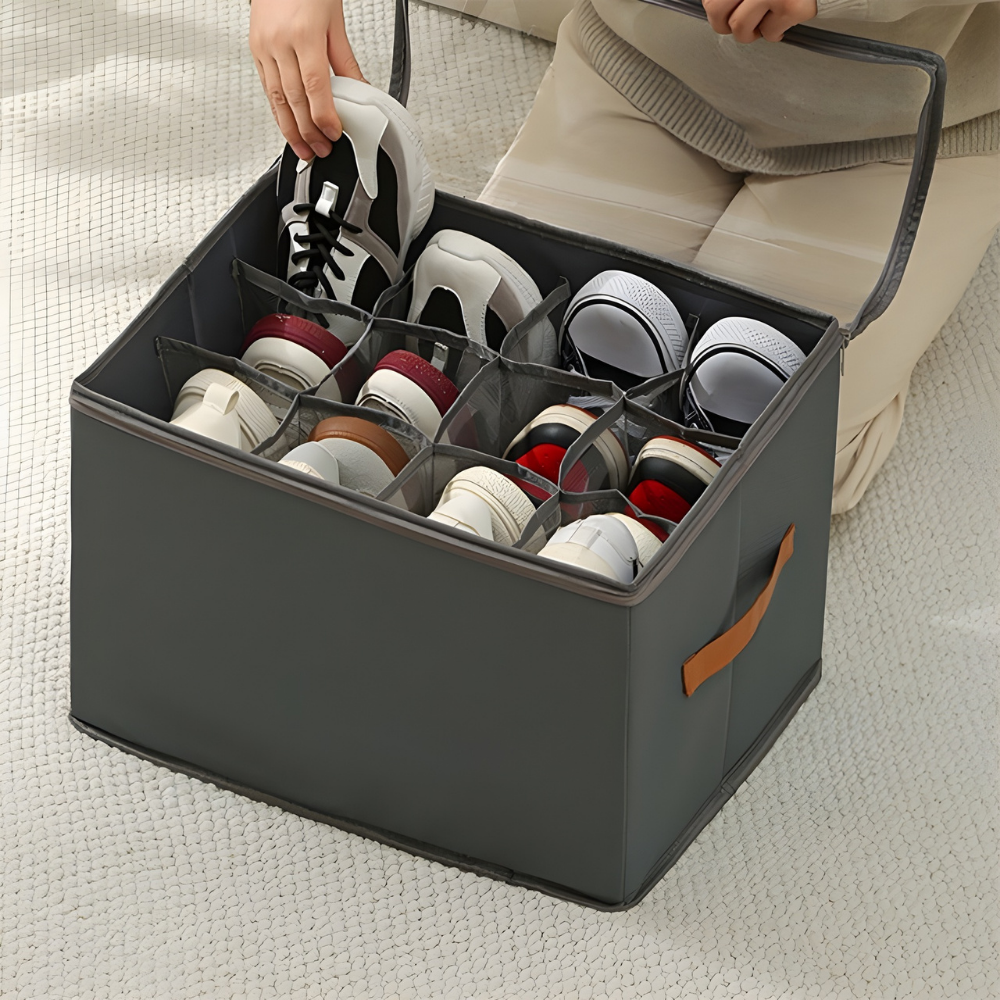 OrdenBoks™ | Sammenfoldelig Pladsbesparende Opbevaringsboks