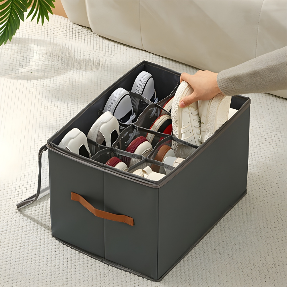 OrdenBoks™ | Sammenfoldelig Pladsbesparende Opbevaringsboks