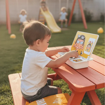 MosaIQ™ | Kreativt Montessori Træmagnetisk Puslespilssæt